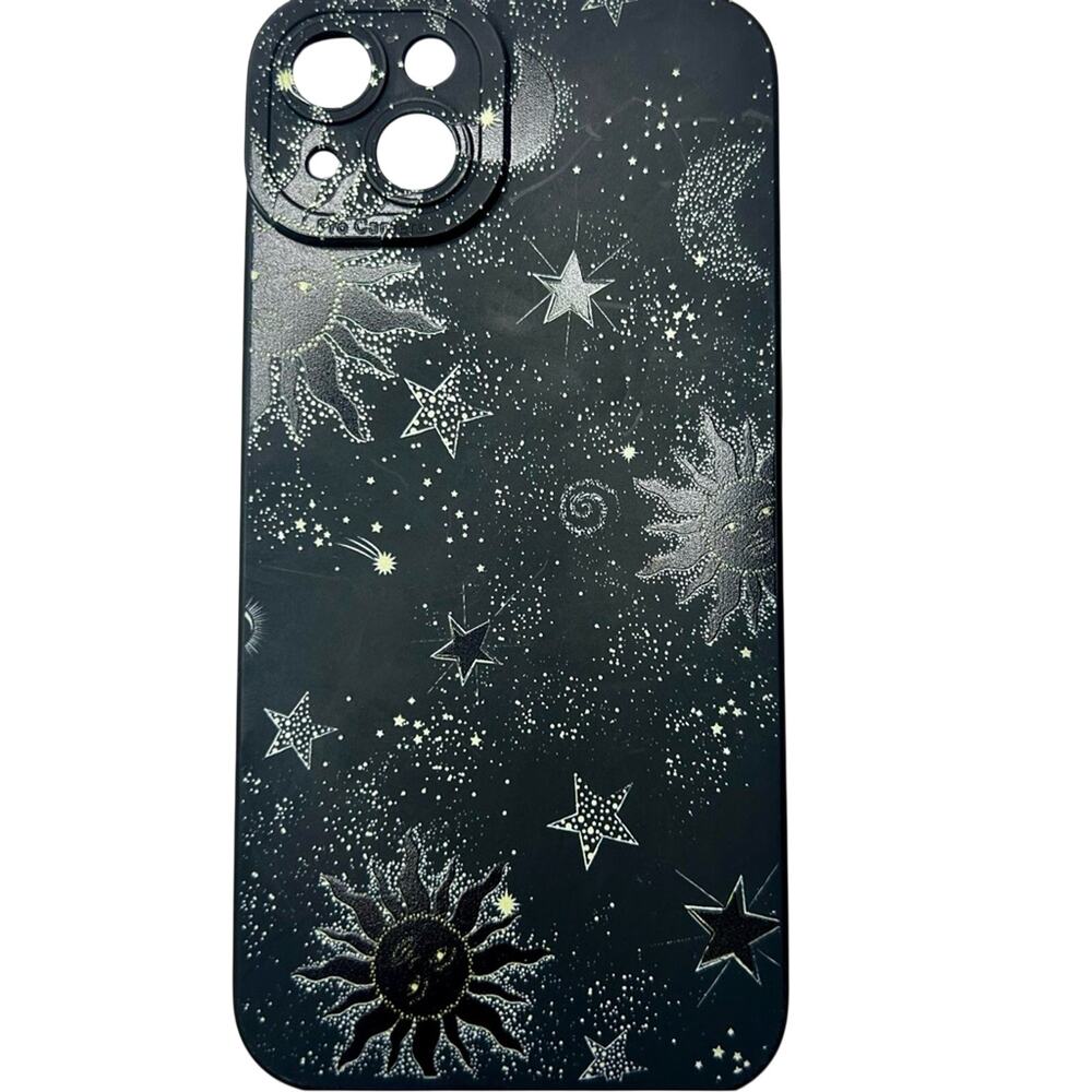 NEW Celestial Theme Silicone iPhone 14 Plus soft Case